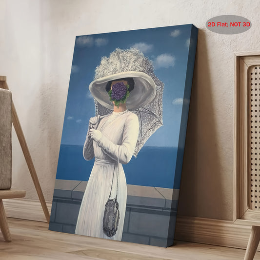 Stampa su tela intelaiata — Homage to Magritte