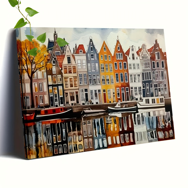 Stampa su tela intelaiata — Amsterdam