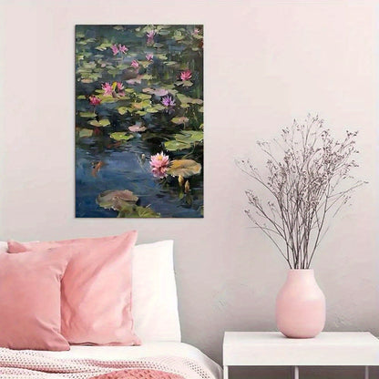 Stampa su tela intelaiata — Homage to Monet