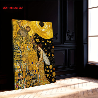 Stampa su tela intelaiata — Homage to Klimt