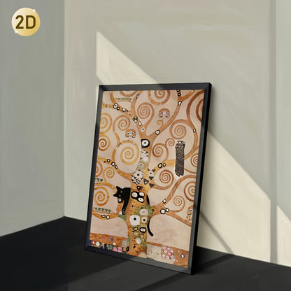 Stampa su tela intelaiata — Homage to Klimt