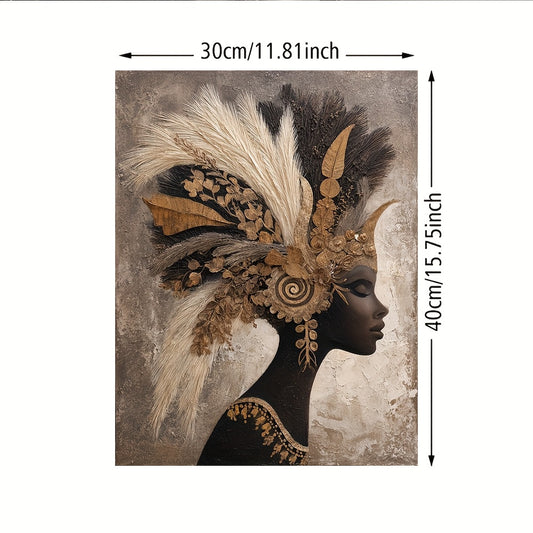 Stampa su tela intelaiata — Donna Africana