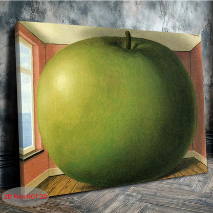 Stampa su tela intelaiata — Homage to Magritte