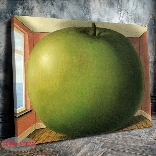 Stampa su tela intelaiata — Homage to Magritte