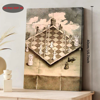Stampa su tela intelaiata — Homage to Escher