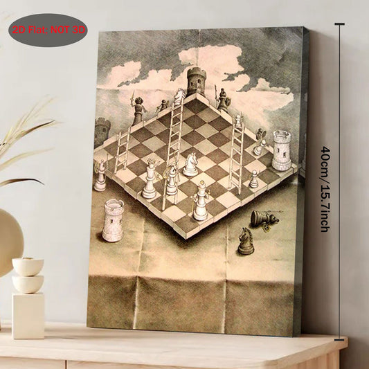 Stampa su tela intelaiata — Homage to Escher