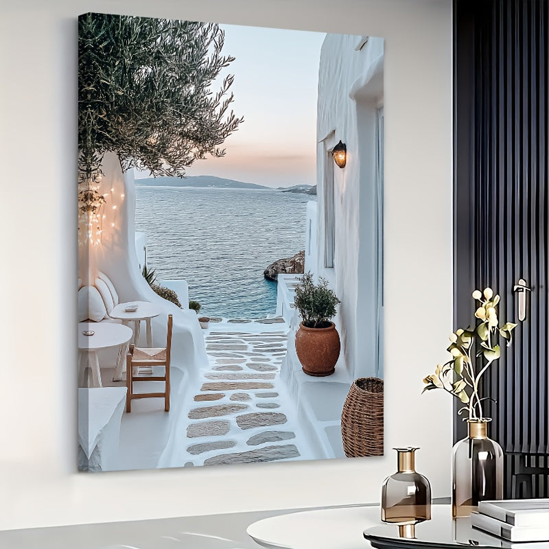 Stampa su tela intelaiata — Isola Greca