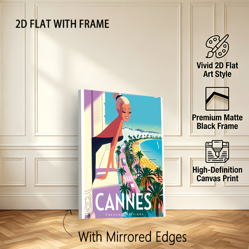 Stampa su tela intelaiata — Cannes