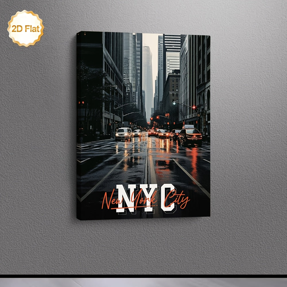 Stampa su tela intelaiata — New York
