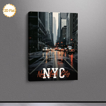 Stampa su tela intelaiata — New York