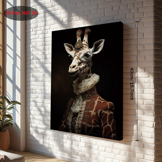 Stampa su tela intelaiata — Giraffa