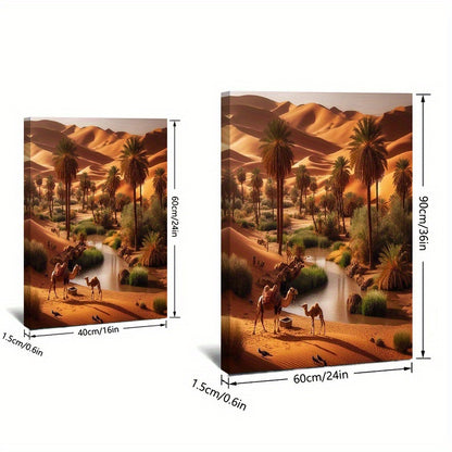 Stampa su tela intelaiata — Dune del Deserto