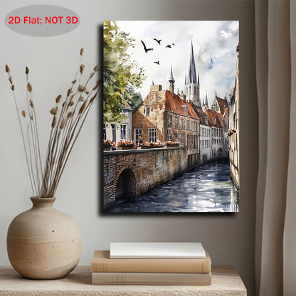 Stampa su tela intelaiata — Bruges