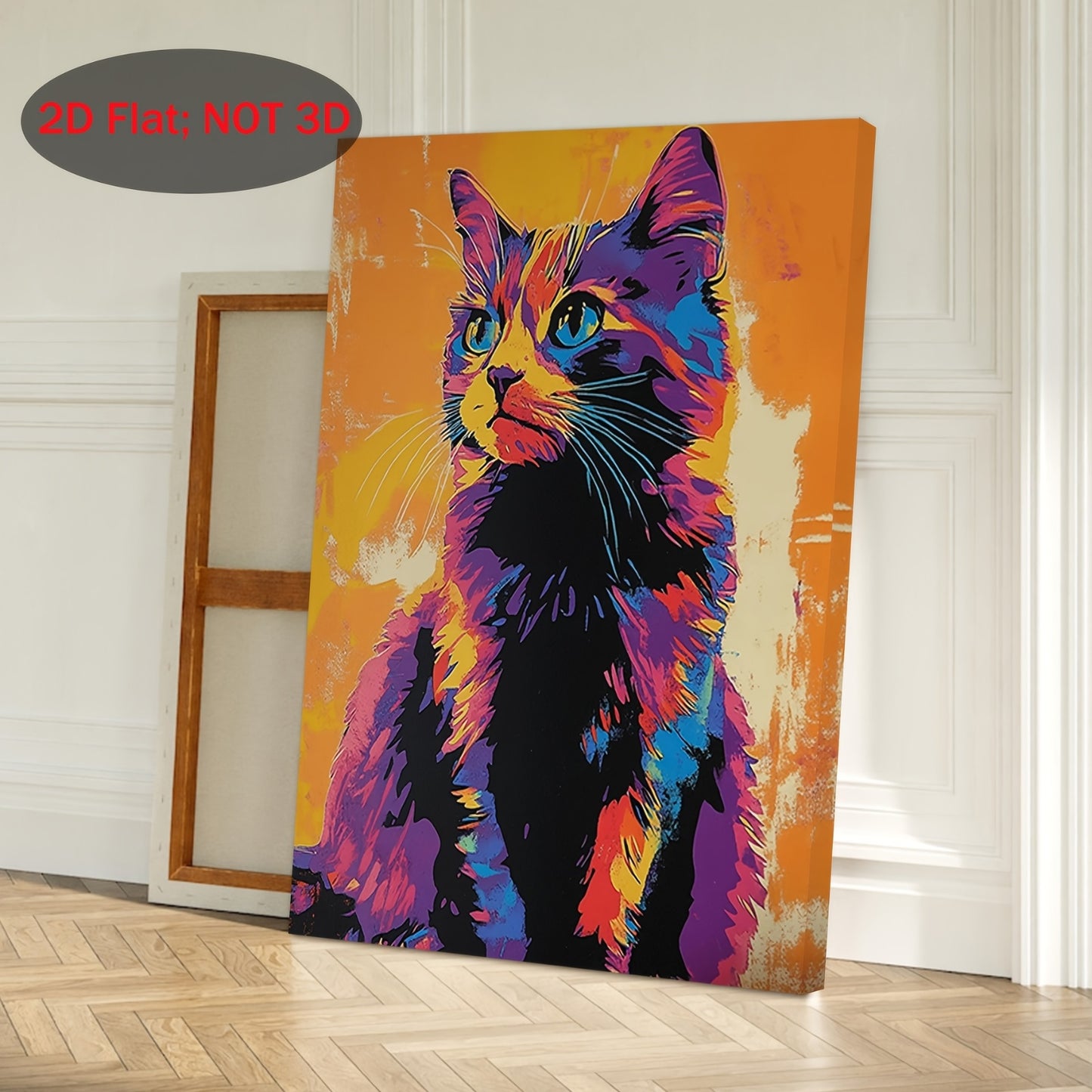Stampa su tela — Gatto Pop Art