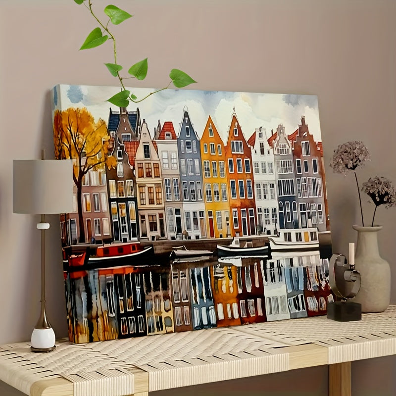 Stampa su tela intelaiata — Amsterdam