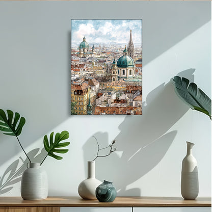 Stampa su tela intelaiata — Vienna