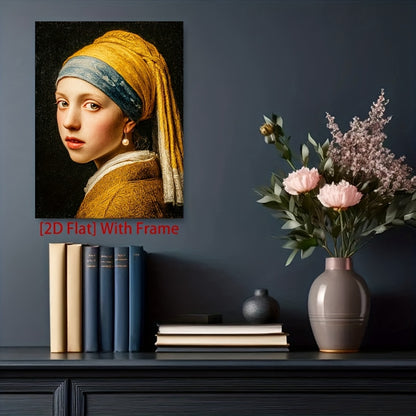 Stampa su tela intelaiata — Homage to Vermeer