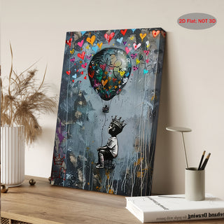 Stampa su tela intelaiata — Palloncini Street Art