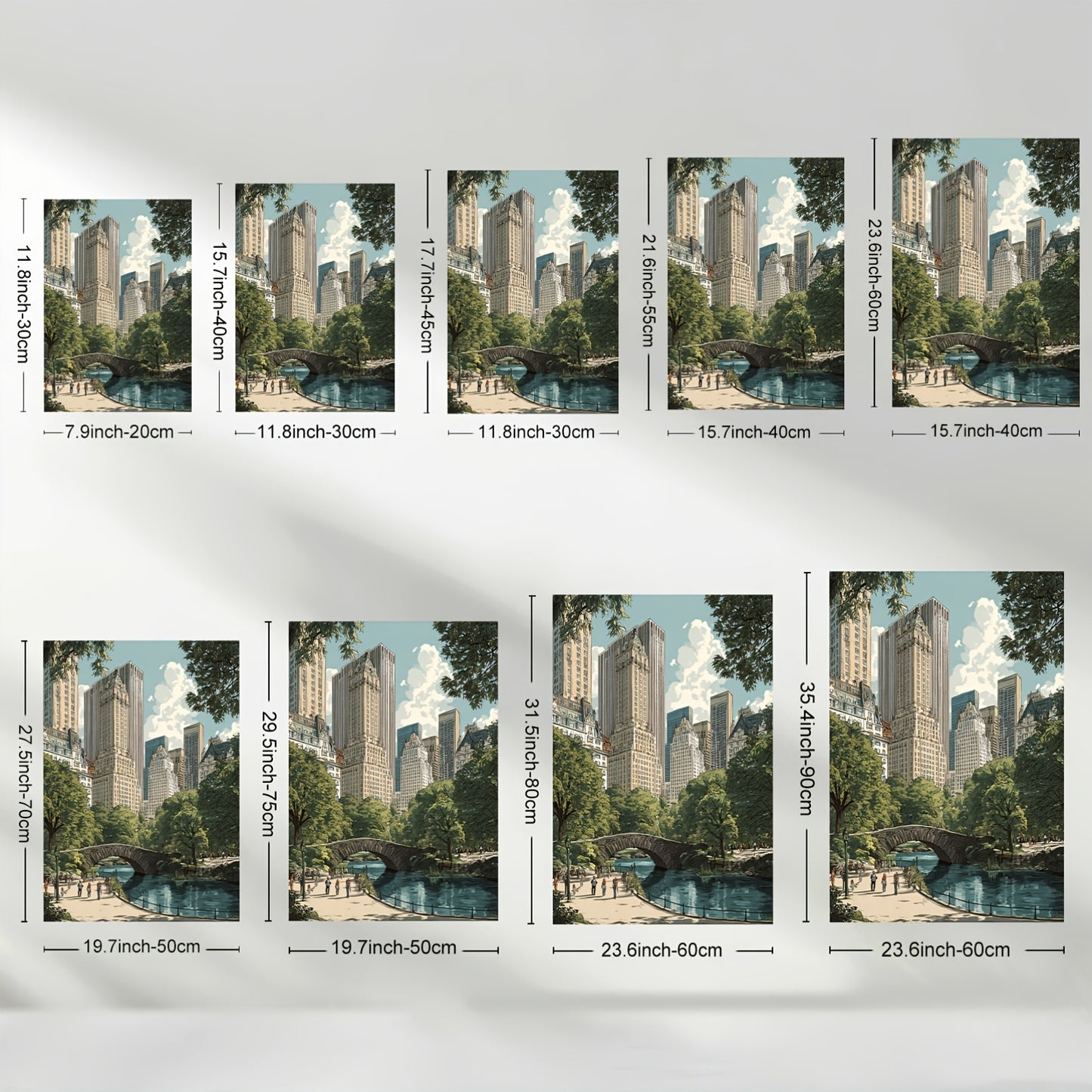 Stampa su tela intelaiata — Central Park