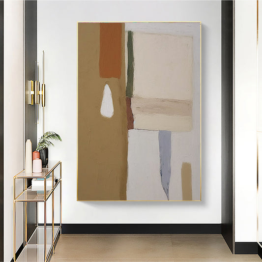 Dipinto a mano da intelaiare — Astratto Morandi