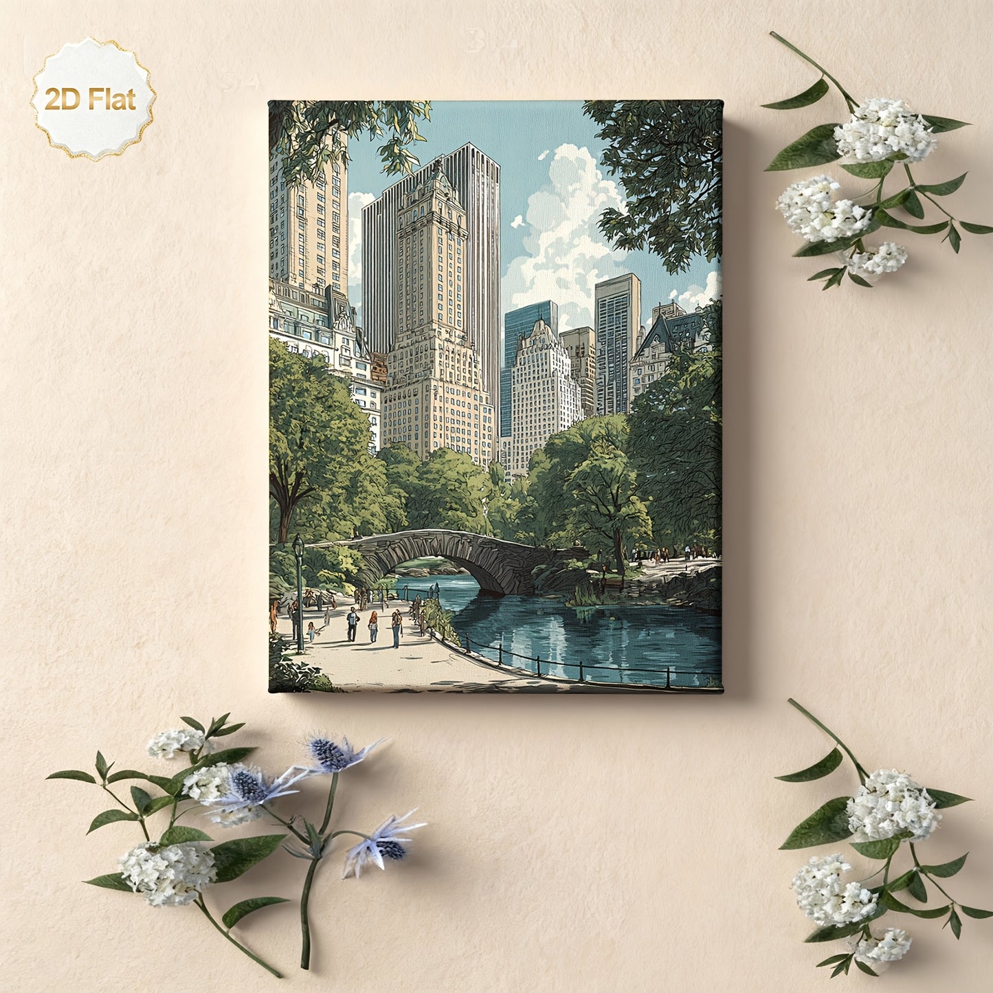 Stampa su tela intelaiata — Central Park