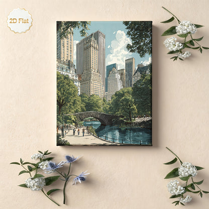 Stampa su tela intelaiata — Central Park