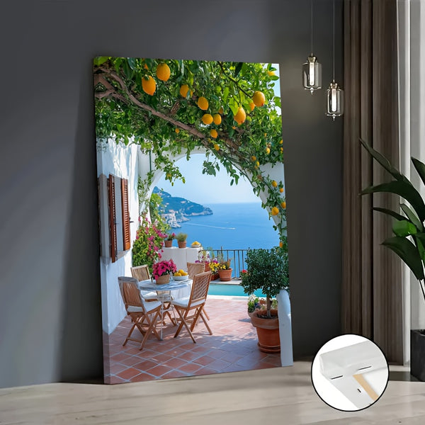 Stampa su tela intelaiata — Terrazza dei Limoni