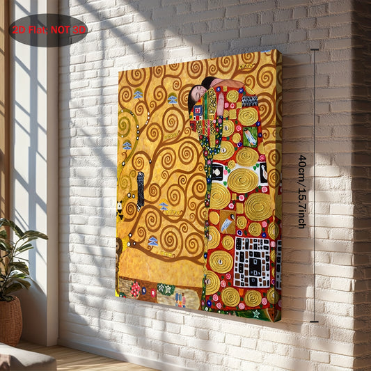 Stampa su tela intelaiata — Homage to Klimt