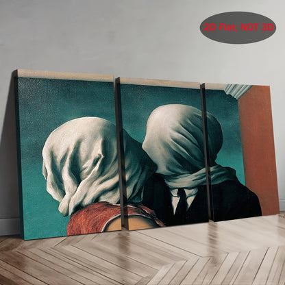 Stampa su tela intelaiata — Homage to Magritte