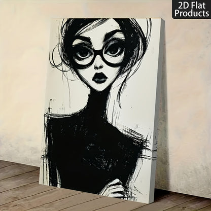 Stampa su tela intelaiata — Ritratto Femminile