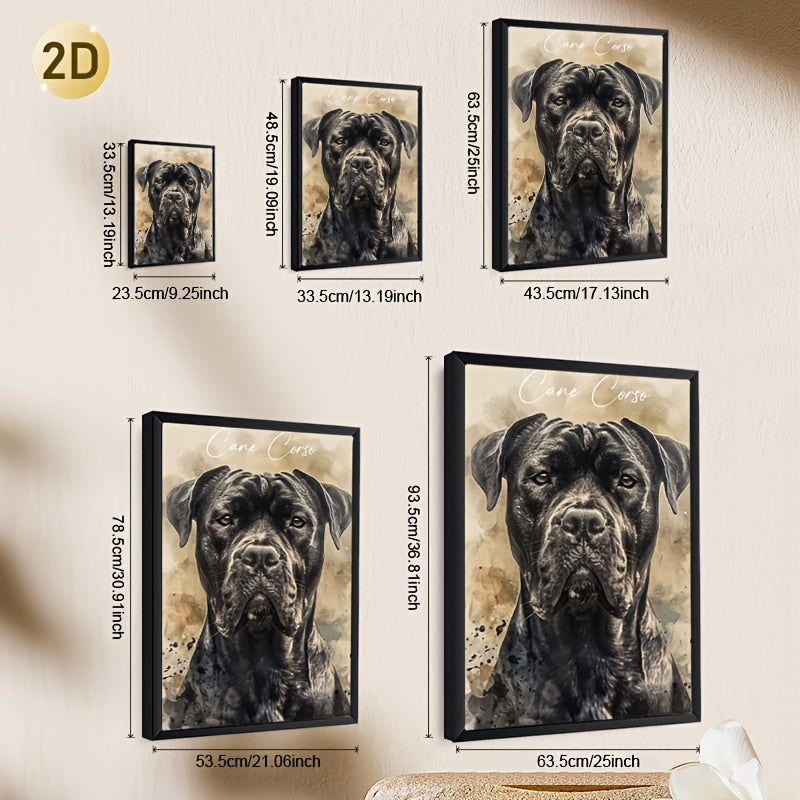 Stampa su tela intelaiata — Cane Corso