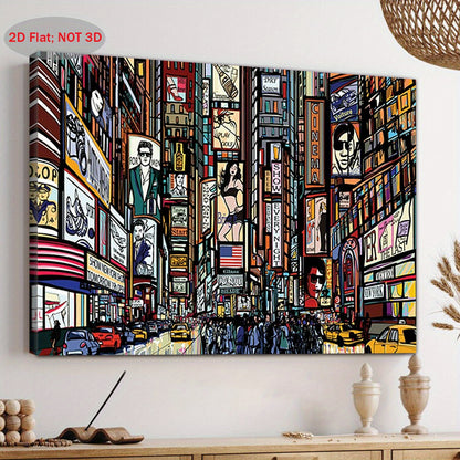 Stampa su tela intelaiata — Times Square New York
