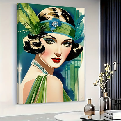 Stampa su tela intelaiata — Jazz Age