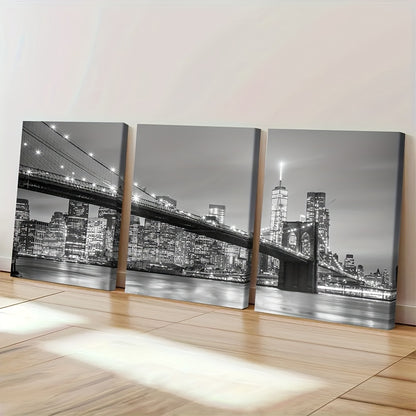 Stampa su tela intelaiata — Skyline di New York