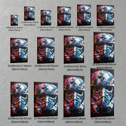 Stampa su tela intelaiata — Homage to Star Wars