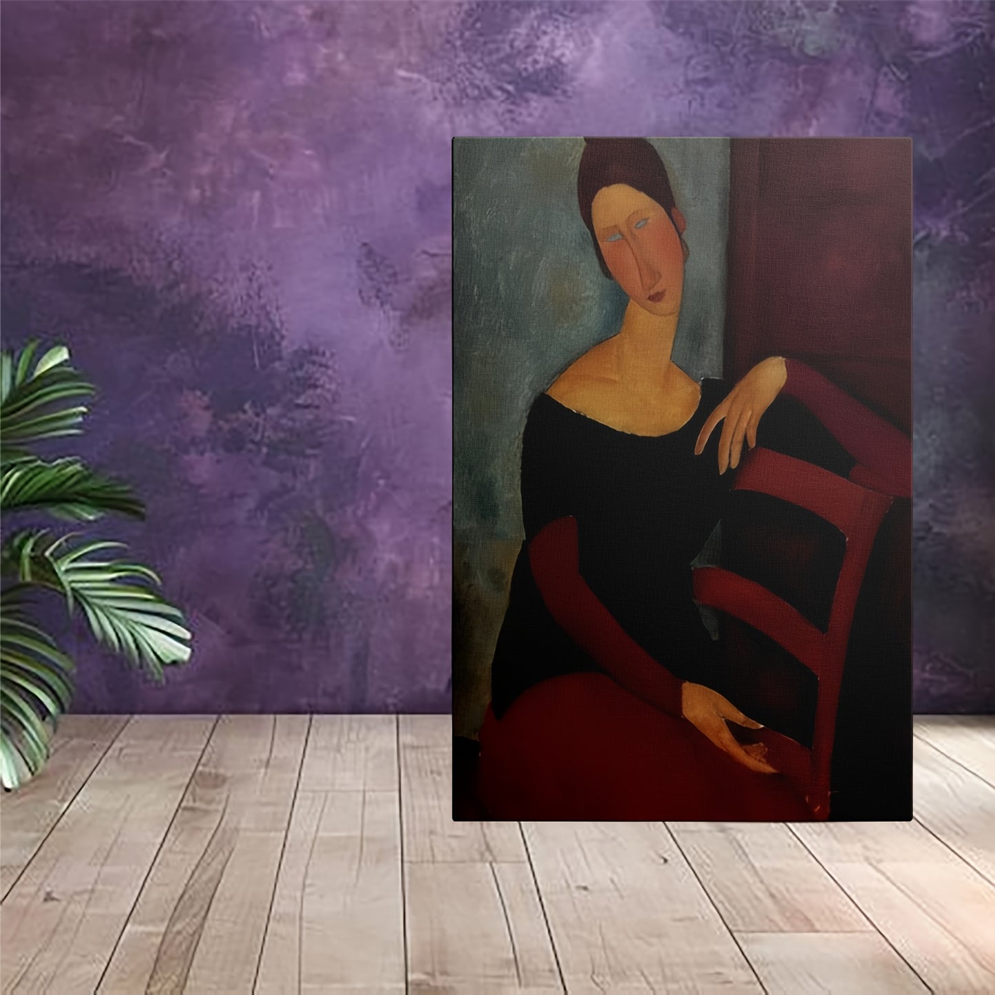 Stampa su tela intelaiata — Homage to Modigliani