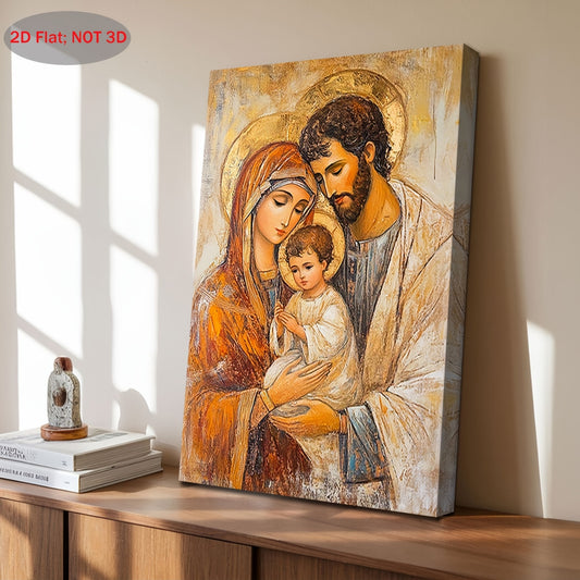 Stampa su tela intelaiata — Sacra Famiglia