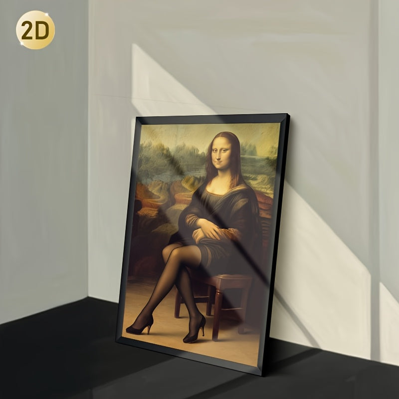 Stampa su tela — Homage to Mona Lisa