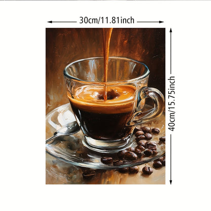 Stampa su tela intelaiata — Caffè