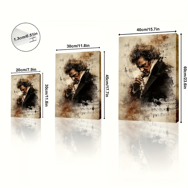 Stampa su tela intelaiata — Beethoven
