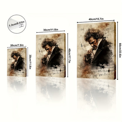 Stampa su tela intelaiata — Beethoven