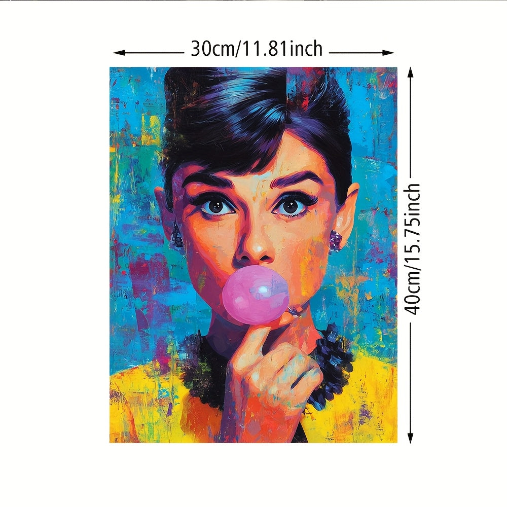 Stampa su tela — Homage to Audrey