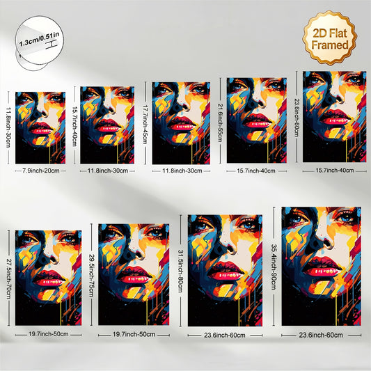 Stampa su tela — Donna Pop Art