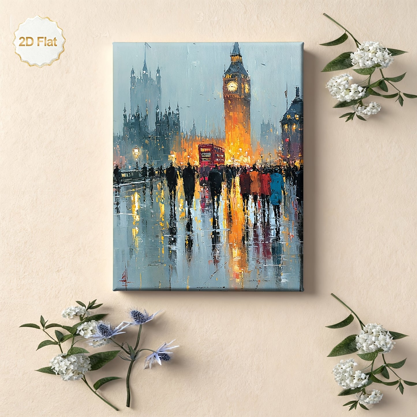 Stampa su tela intelaiata — Londra Big Ben