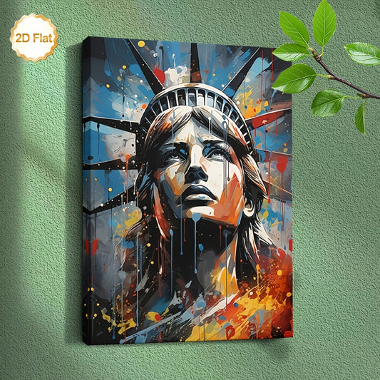 Stampa su tela intelaiata — Statua della Libertà