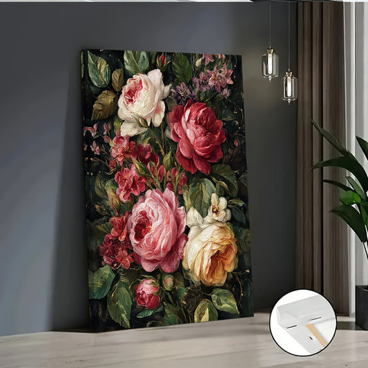 Stampa su tela intelaiata — Fiori Vintage
