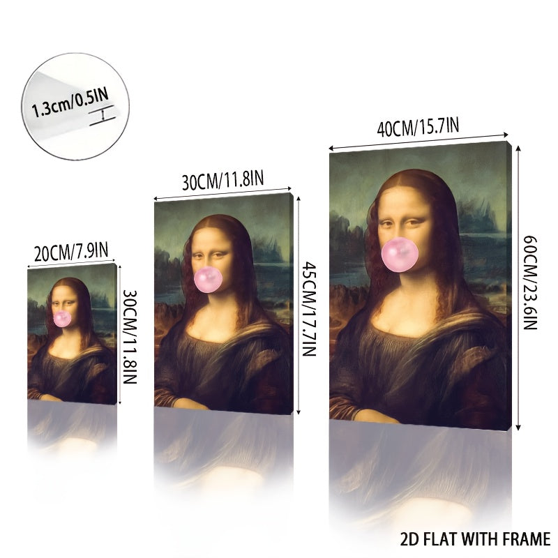 Stampa su tela — Homage to Mona Lisa