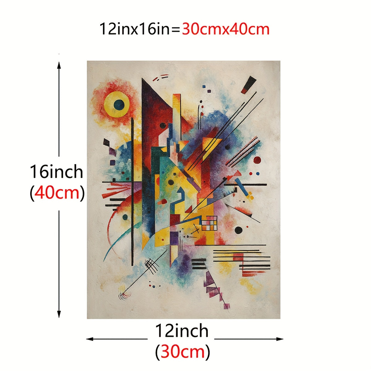 Stampa su tela intelaiata — Homage to Kandinsky