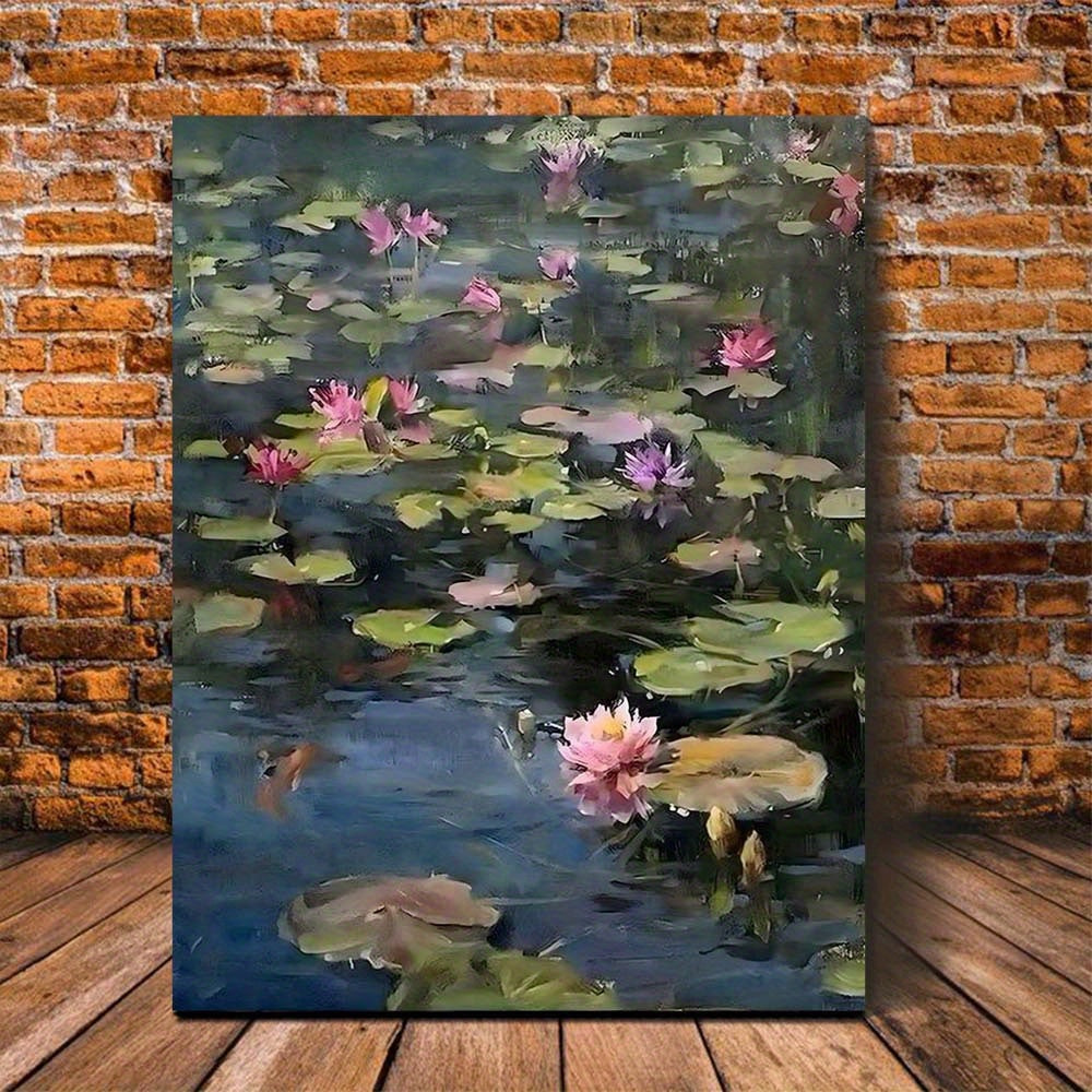 Stampa su tela intelaiata — Homage to Monet