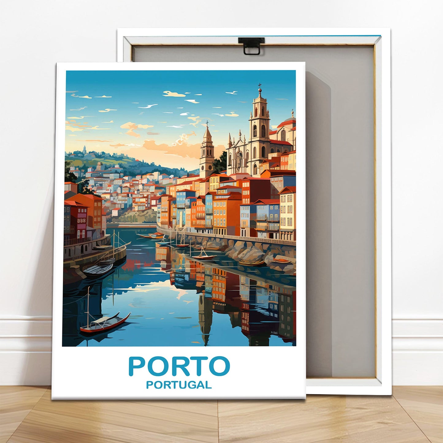 Stampa su tela intelaiata — Porto